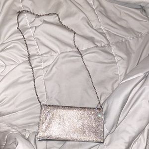 Bedazzled shoulder bag/clutch